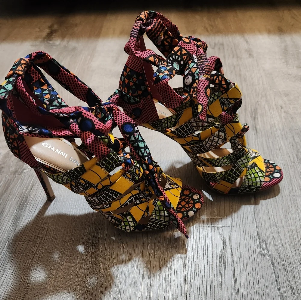 Gianni Bini, the Abrianna Lace-Up Sandals - Picture 2 of 6